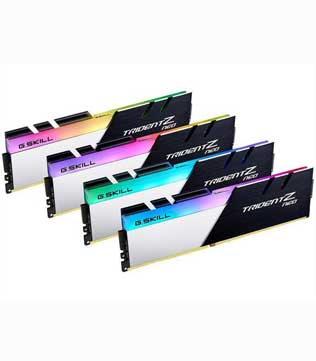 G.SKILL Trident Z Neo Series 32GB (4 x 8GB) 288-Pin RGB SDRAM DDR4 3600 (PC4 28800) (F4-3600C16Q-32GTZN) Desktop Ram (Pre-owned)