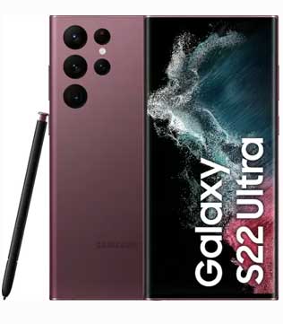 Samsung Galaxy S22 Ultra 5G 12GB Ram, 256GB Storage (Burgundy) (Pre-owned)