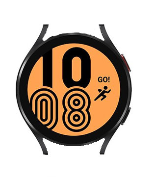 Samsung Galaxy Watch4 Bluetooth (44mm, Black, Compatible with Android Only) (Without Strap) (Pre-owned)