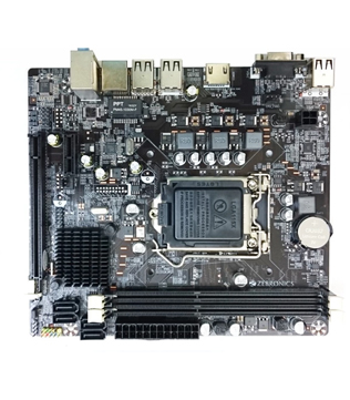 ZEBRONICS ZEB-H61 Motherboard (Without I/O Shield) (Pre-owned)
