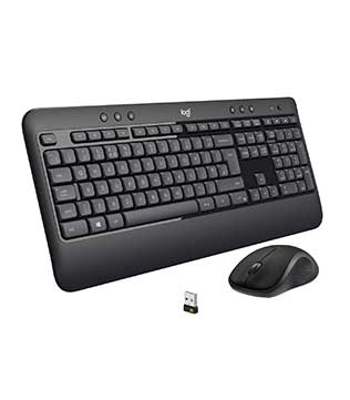 Logitech MK540 Wireless Keyboard and Mouse (Black) (Pre-owned)