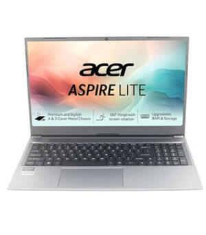 Acer Aspire Lite AL15-41, 15.6 Inches, AMD Ryzen 3 5300U with Radeon Graphics @2.60 GHz , 16 GB RAM, 512 GB NVME SSD, AMD Radeon(TM) Graphics , Steel Gray Laptop (Pre-owned)
