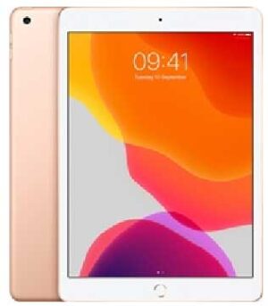 Apple iPad (7th Gen) (A2197) 128 GB ROM 10.2 inch with Wi-Fi Only (Gold) (Pre-owned)